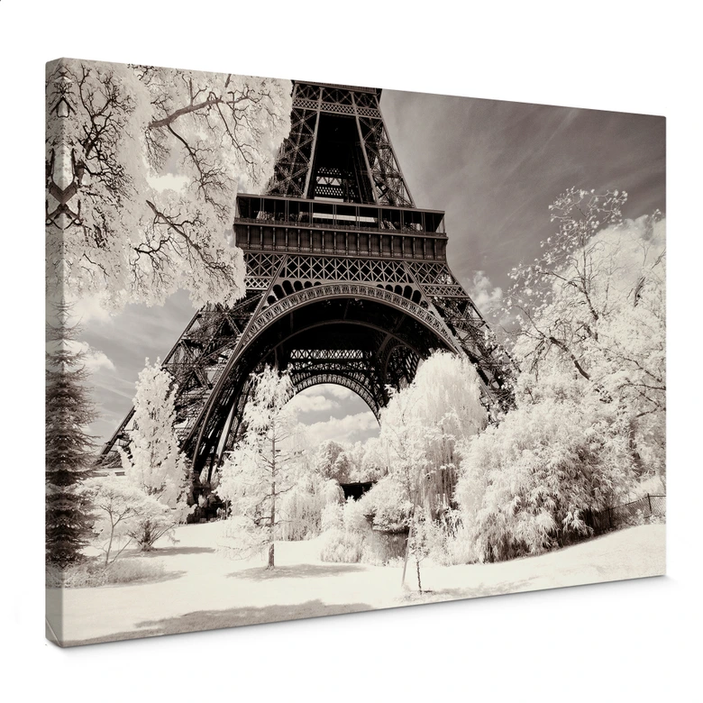 Leinwandbild Hugonnard - Winterfeeling in Paris 