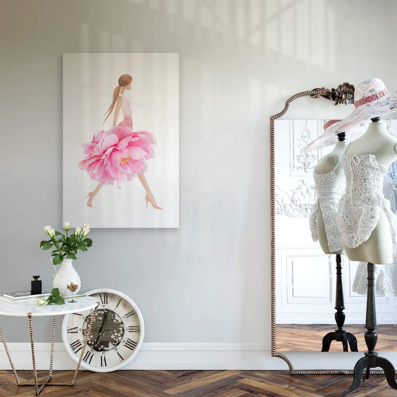 Lienzo Korenkova - Fashion Girl 