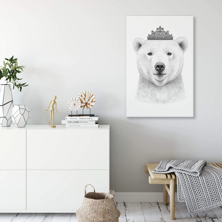 Lienzo Korenkova - Oso Reina 