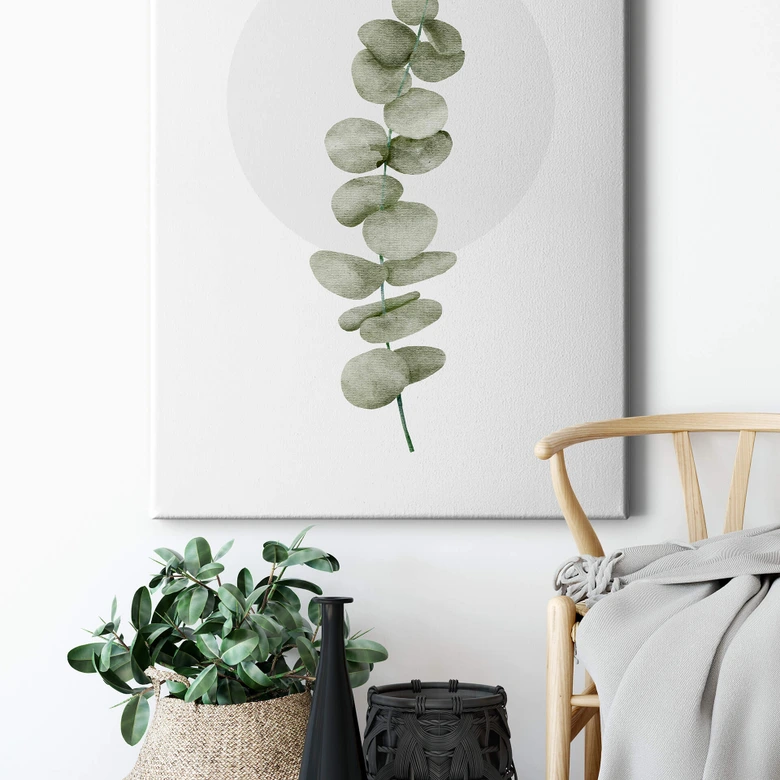 Canvas Kubistika - Eucalyptus 