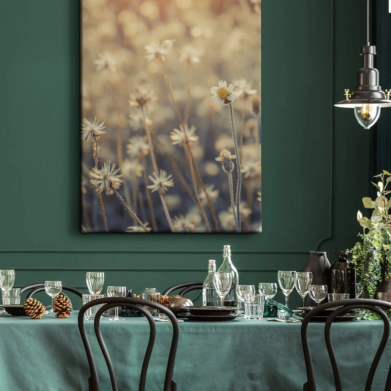 Leinwandbild Mexican Daisy - Close up 