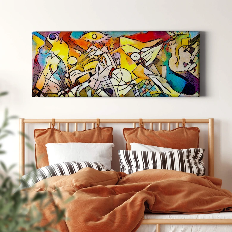 Leinwandbild Zamart - Hommage an Picasso - Chaos - Panorama 