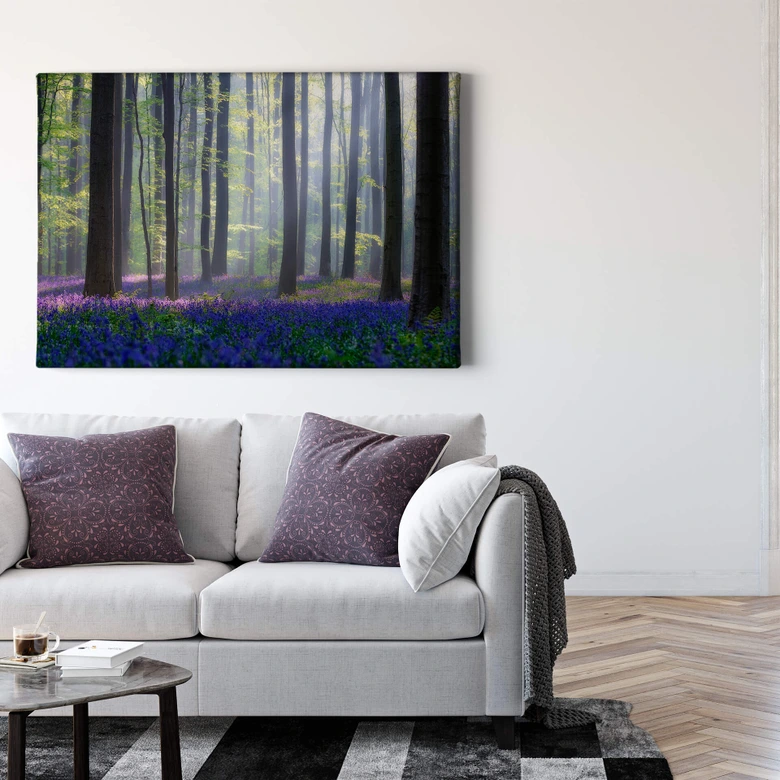 Leinwandbild Popan - Glockenblumen 