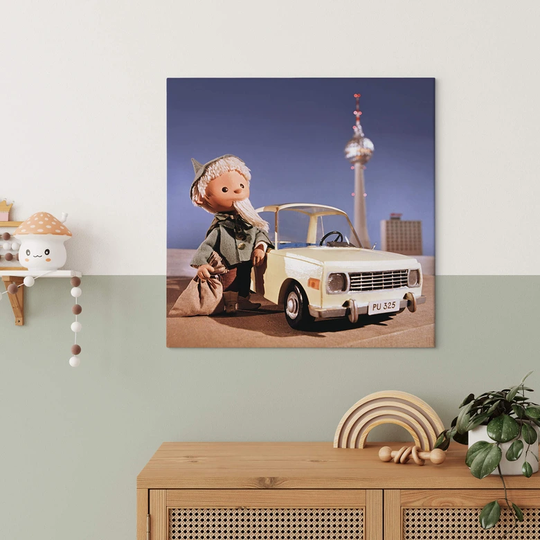 Canvas Print Sandman at Alexanderplatz 