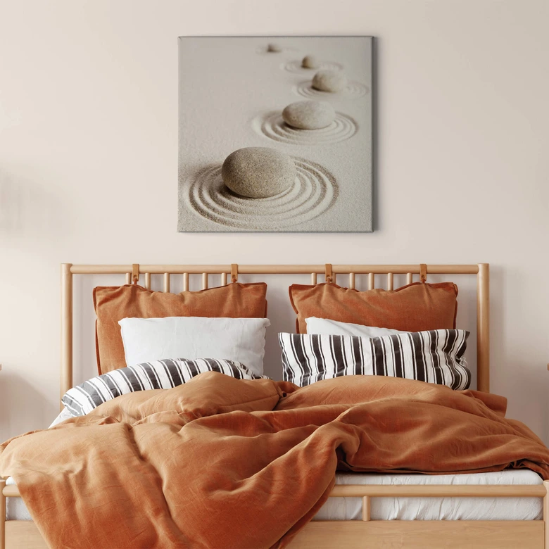 Lienzo Jardín Zen - Cuadrado 