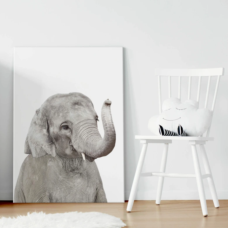 Leinwandbild Sisi & Seb - Baby Elefant 