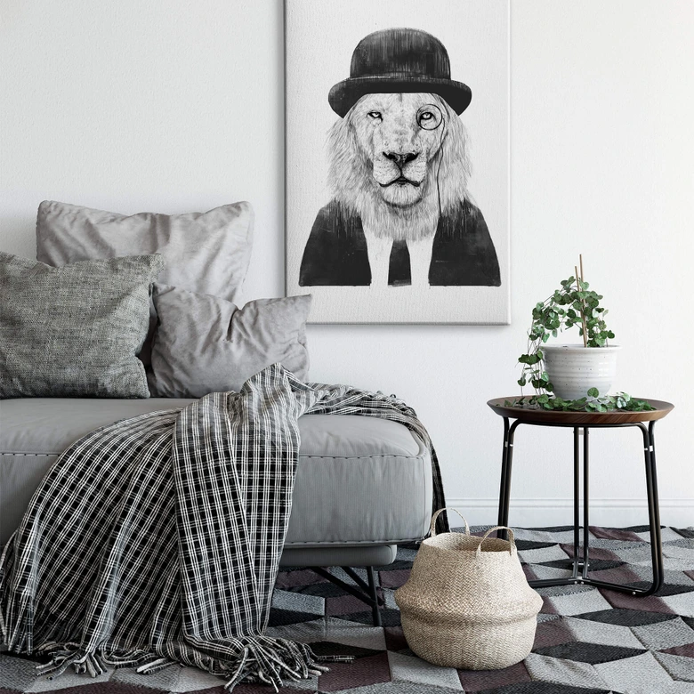 Canvas Solti - Mijnheer Leeuw 