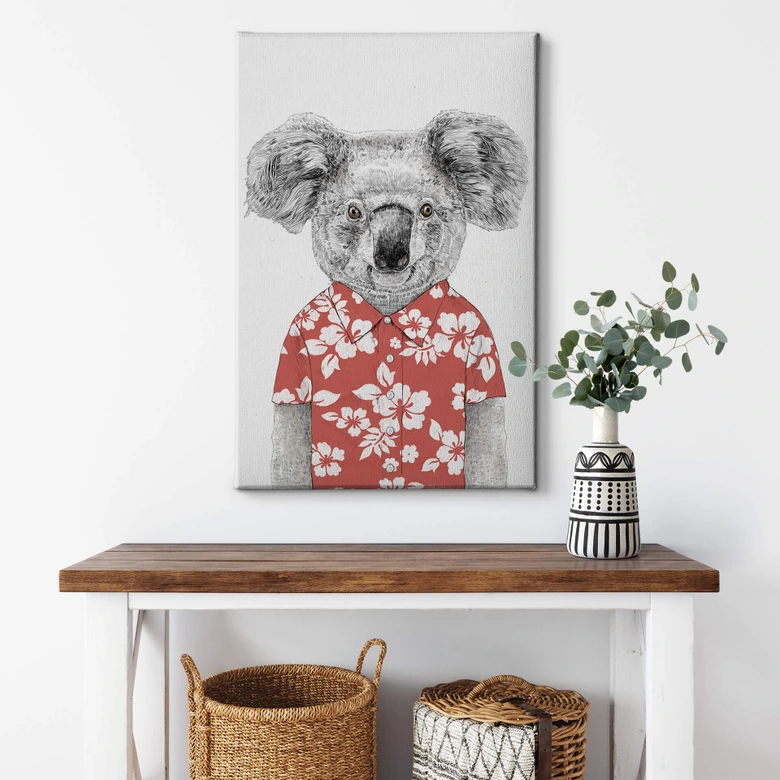 Canvastavla Solti - Koala på sommaren 