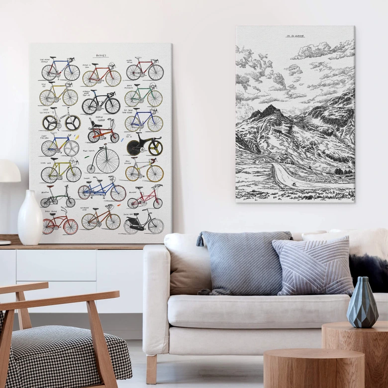 Tableau en toile Sparshott - Col du Glandon 