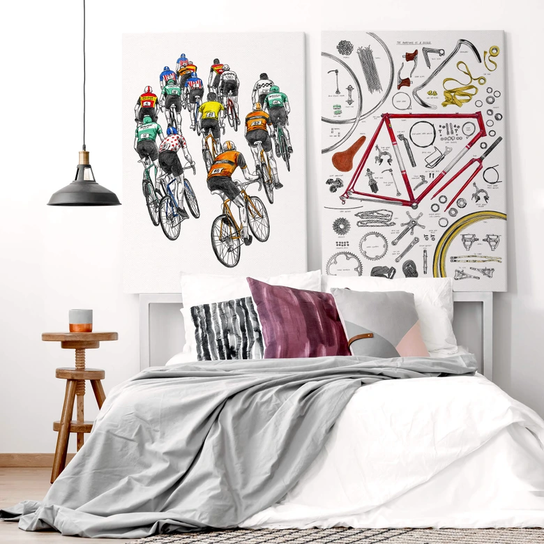 Tableau en toile Sparshott - Peloton 