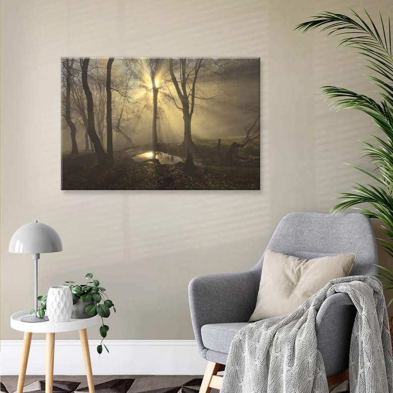 Leinwandbild Cuadrado - Light 