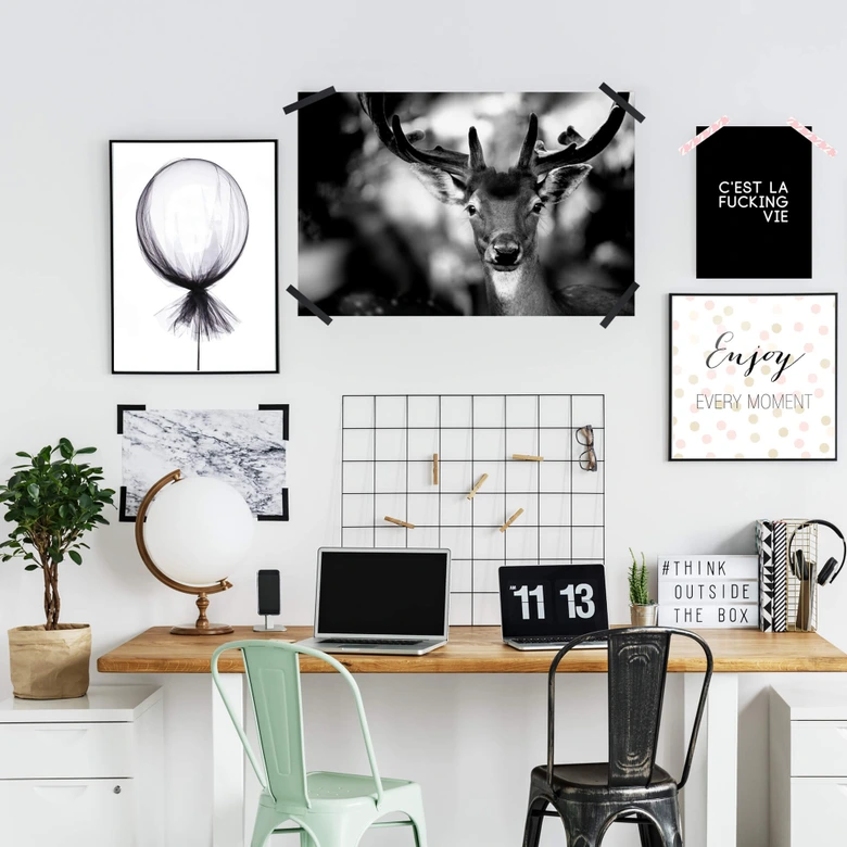 Póster - Globo negro 