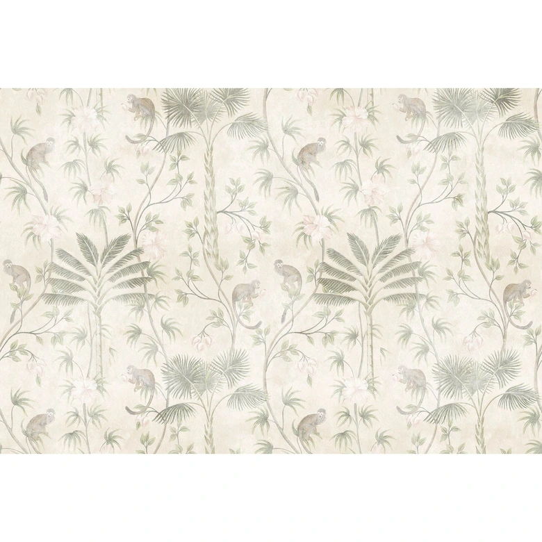 Livingwalls Fototapete Walls by Patel 3 Life In The Trees 2 grün, beige, braun 