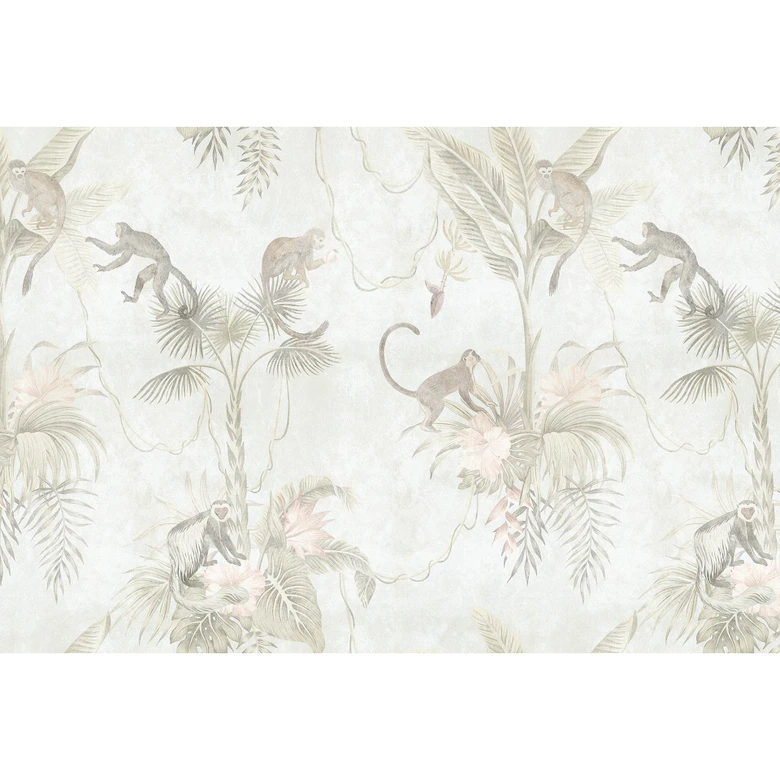 Livingwalls Fototapete Walls by Patel 3 Life In The Trees 3 beige, grün, braun 