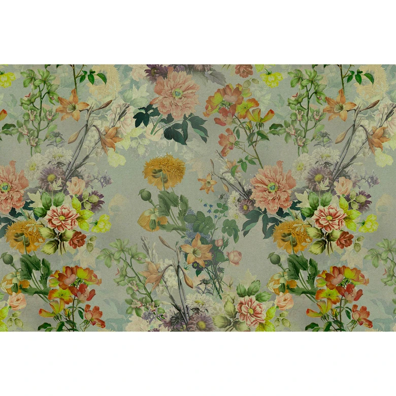 Livingwalls Fototapete Walls by Patel 3 Amélie`S Home2 grün, gelb, orange, rot 