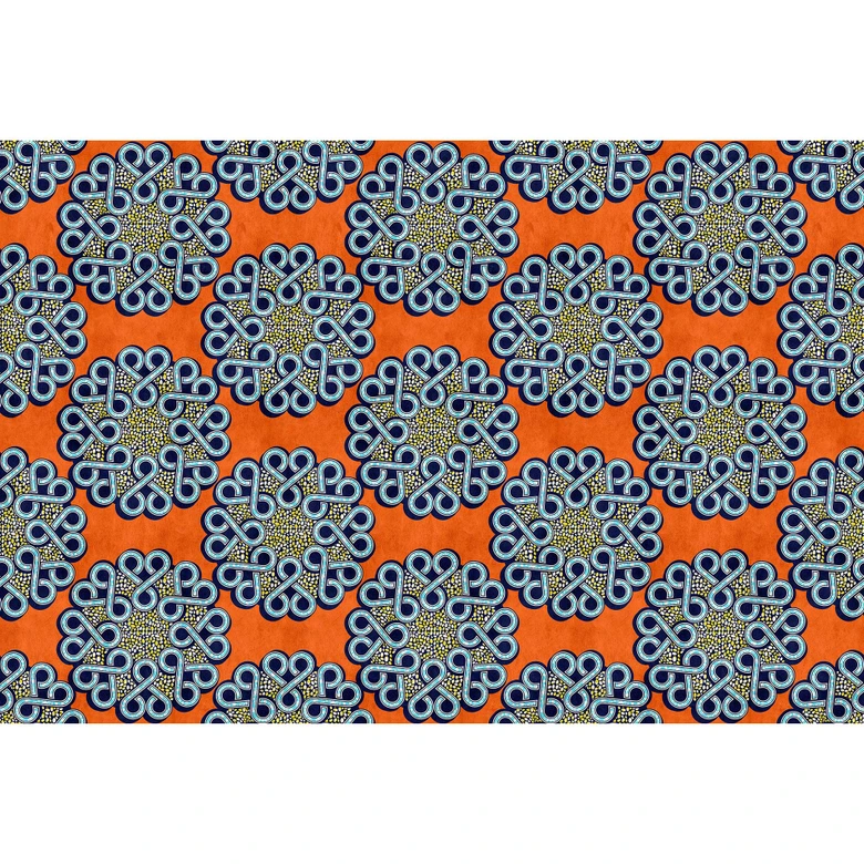 Livingwalls Fototapete Walls by Patel 3 Dakar 2 orange, blau, gelb 