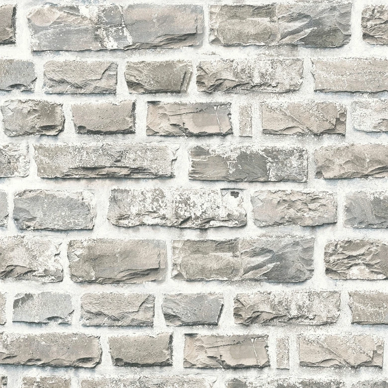 Livingwalls Vliesbehang Neue Bude 2.0 Stenen Optiek 