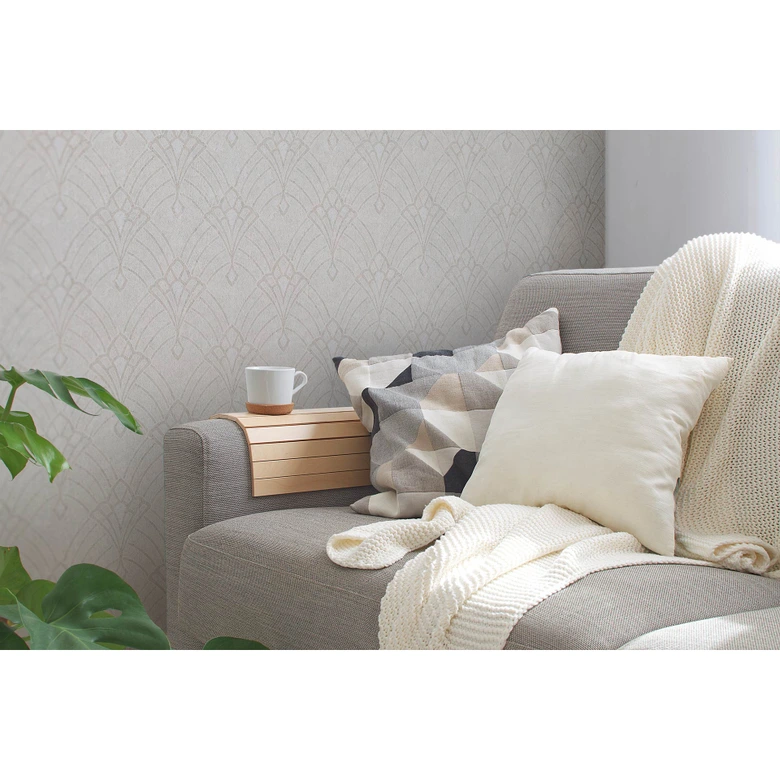 Livingwalls Art Déco Tapete Mata Hari Vliestapete beige, creme 