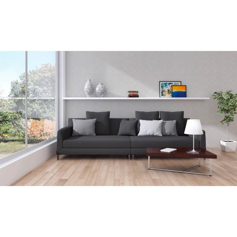 Livingwalls geometrische Tapete Titanium 3 Vliestapete weiß, grau 