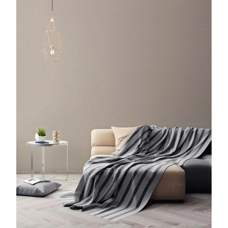 Livingwalls Unitapete Titanium 3 Vliestapete graubraun metallic 