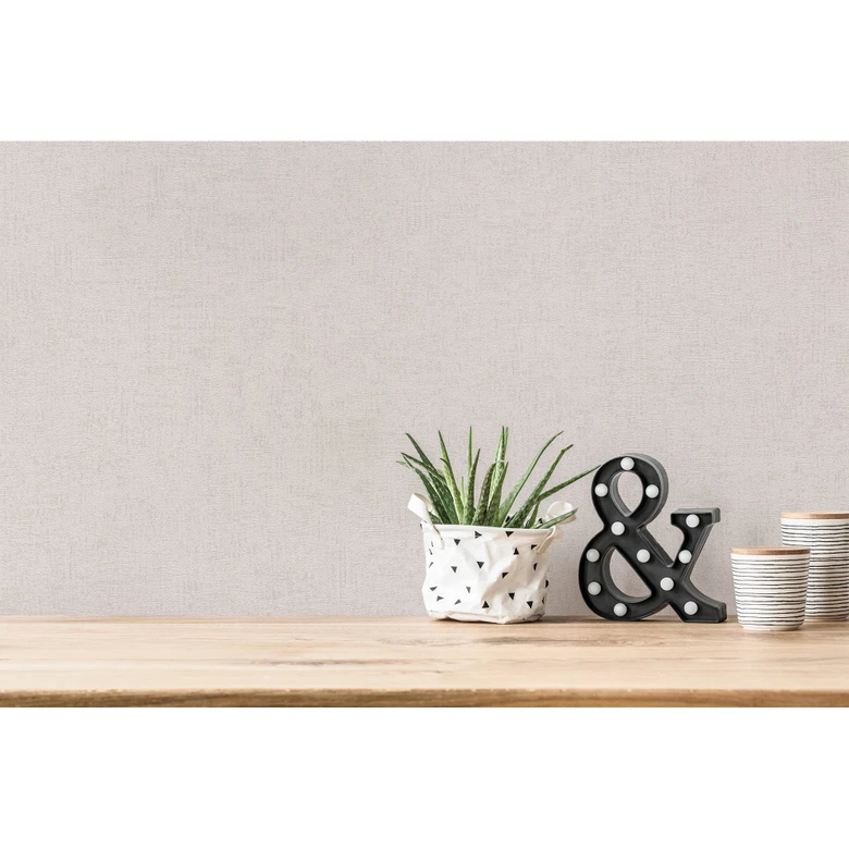 Livingwalls Unitapete Titanium 3 Vliestapete einfarbig weiß 