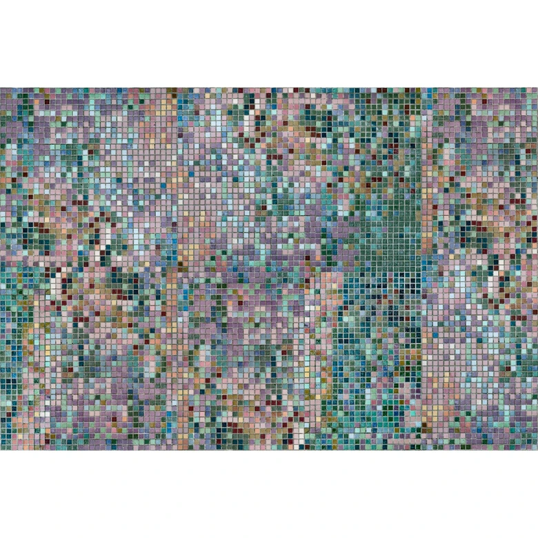 Mosaikfliesen Fototapete - Buntes Glasmosaik Design 
