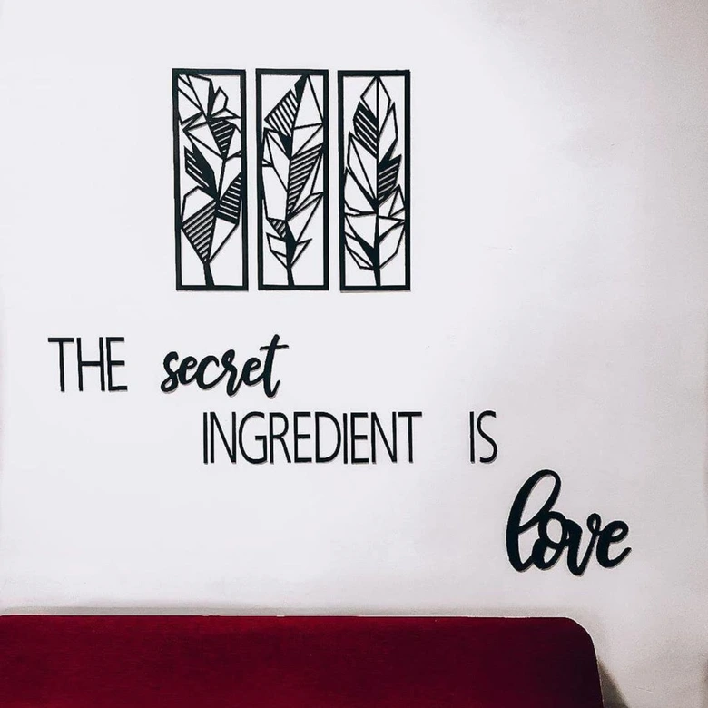 MDF Decoratie The Secret Ingredient is Love 