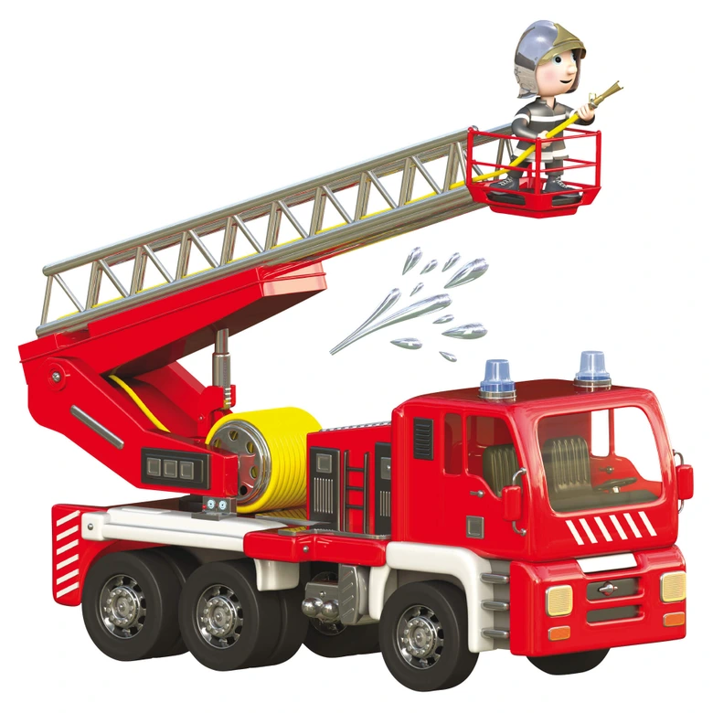 Muursticker Michel Agullo - Kleine brandweerman 