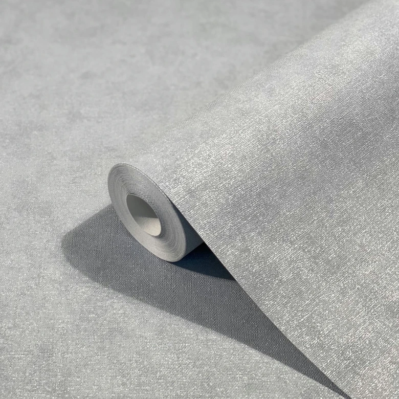 Ensfarvet tapet, non-woven Nuancer grå 
