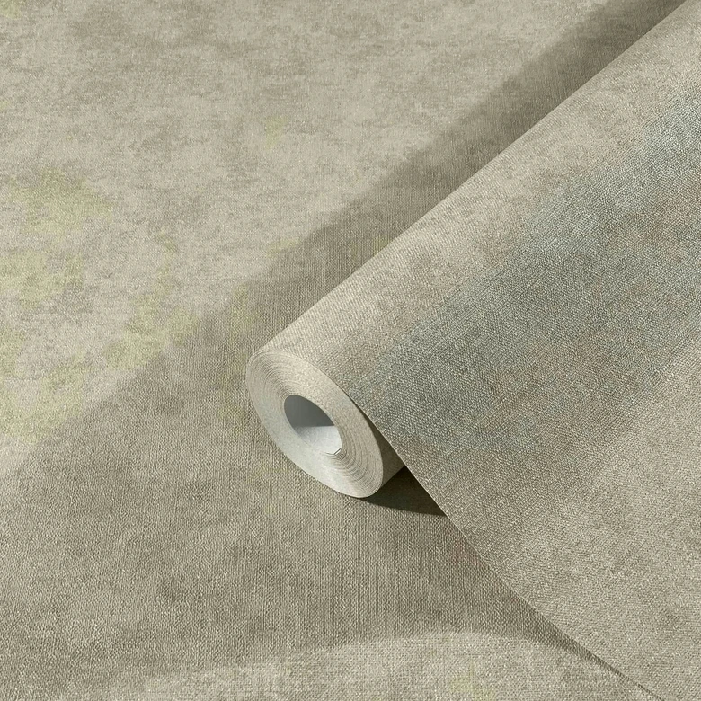 Vliestapete in moderner, feiner Struktur beige Uni 