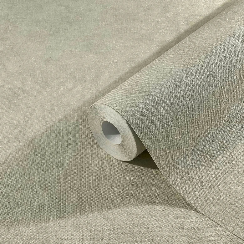Vliestapete in moderner, feiner Struktur beige Uni 