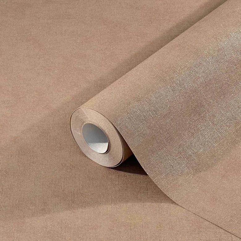 Ensfarvet tapet, non-woven Nuancer brun 