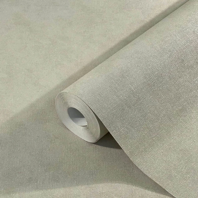 Vliestapete in moderner, feiner Struktur beige Uni 