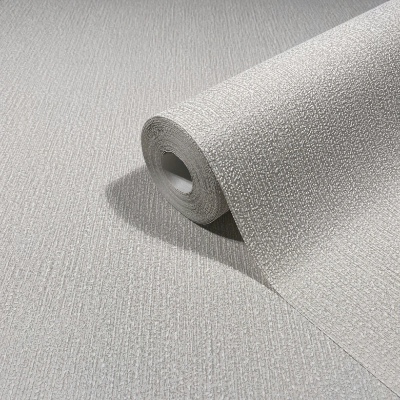 Vliestapete in beige Struktur Uni Modern  
