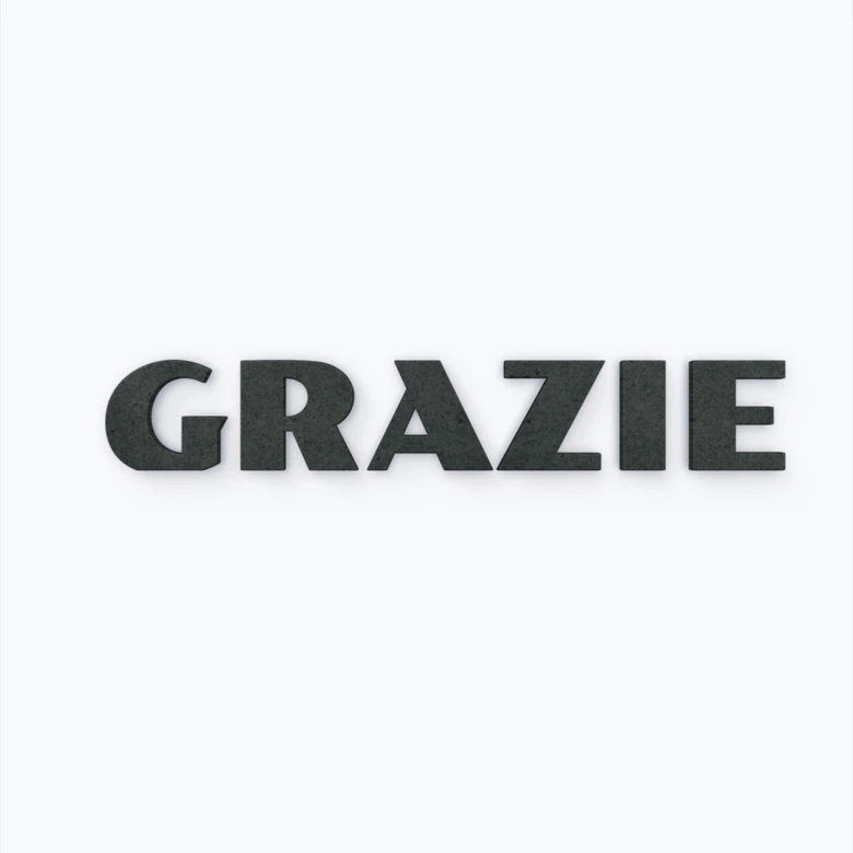 MDF-Dekobuchstaben Grazie 
