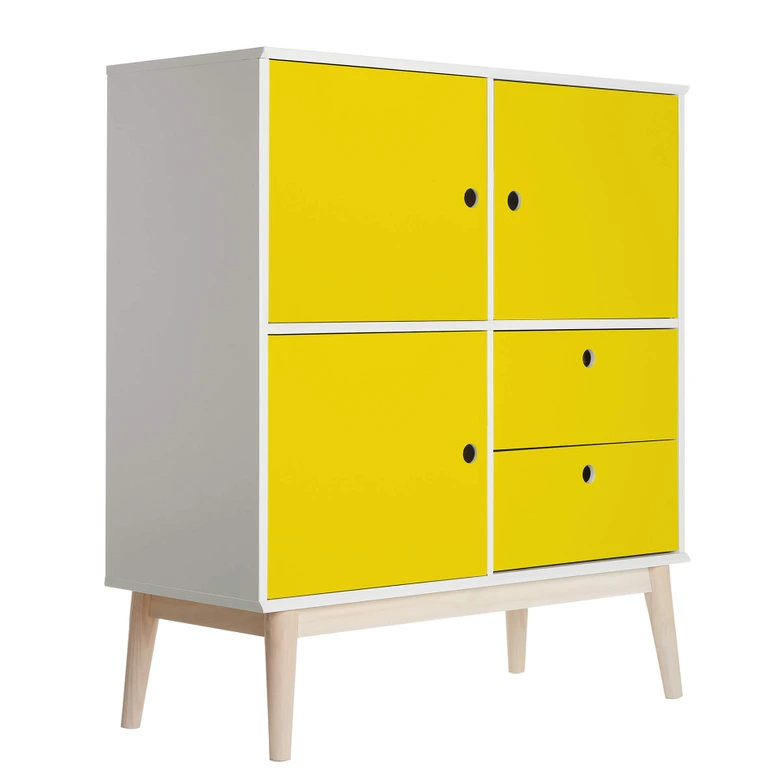 Furniture foil - plain yellow 