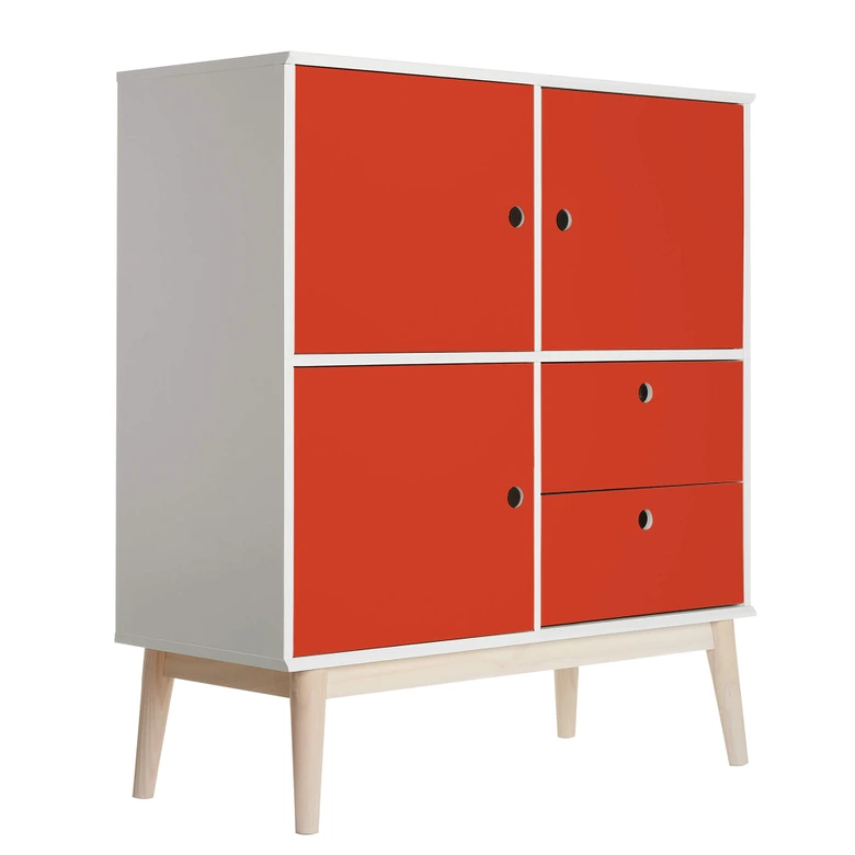 Furniture foil - plain light red 