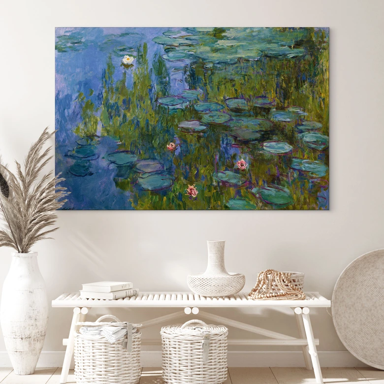 Wandbild Seerosen 1918 - Monet - Alu-Dibond 