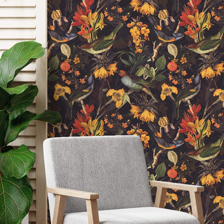 Papier peint à motifs UN Designs - Île d'Hawaï 