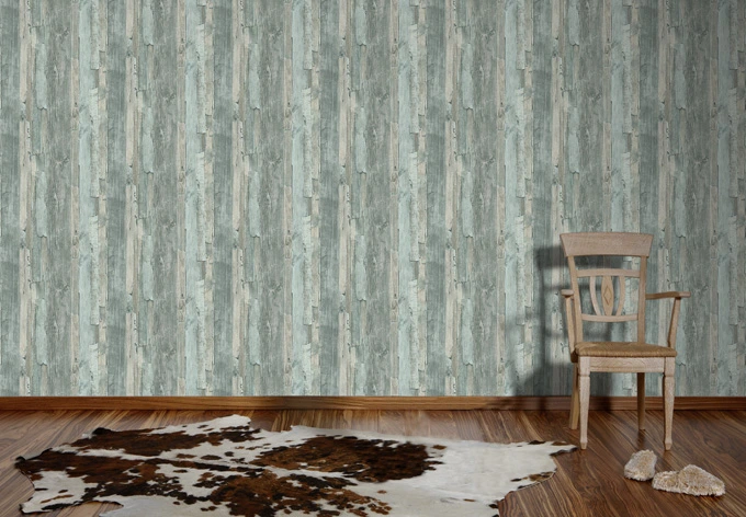 Papier peint A.S. Création Decoworld turquoise pastel, beige, gris trafic 