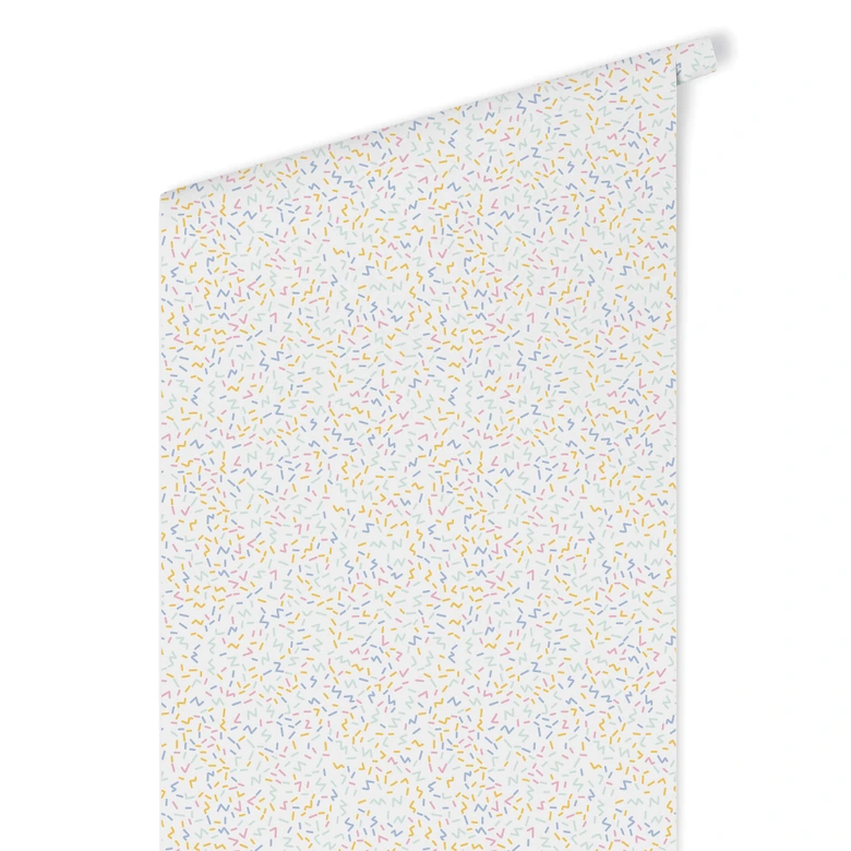 Mustertapete - buntes Konfetti 