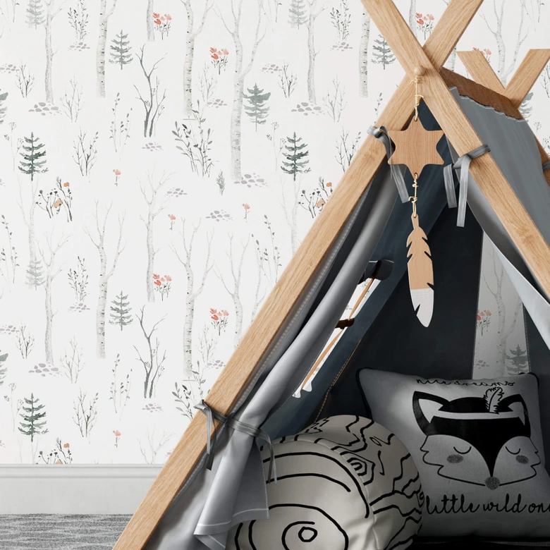 Mustertapete Kvilis - Birkenwald 