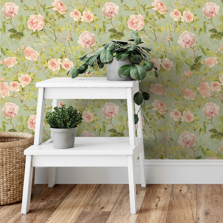 Mustertapete UN Designs - Rosengarten 