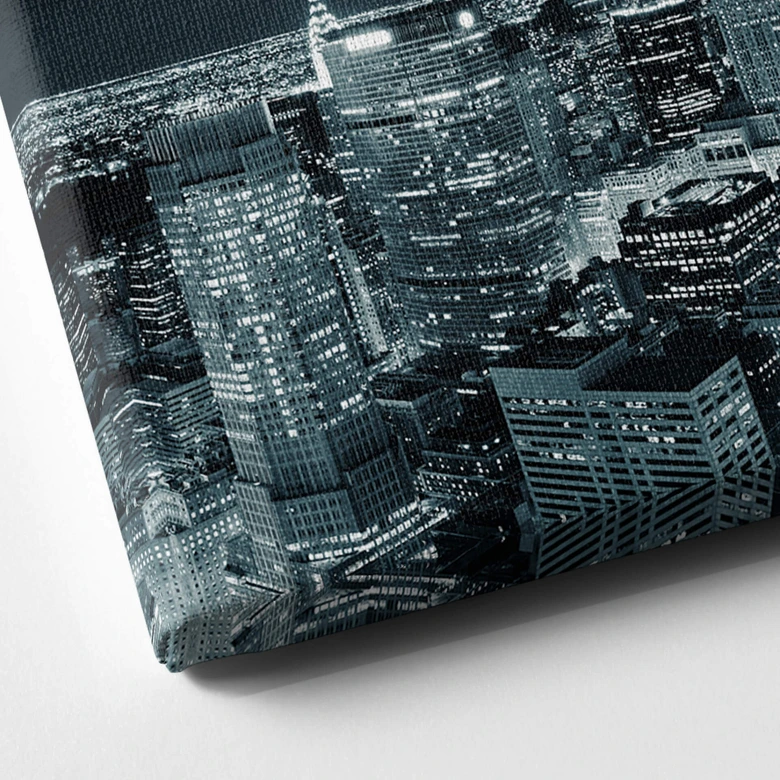 Obraz na płótnie New York nocą 2 - Panorama 