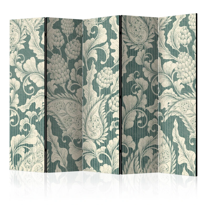 Paravent Séparation de pièce - Art des ornements en plâtre, 3 pièces 