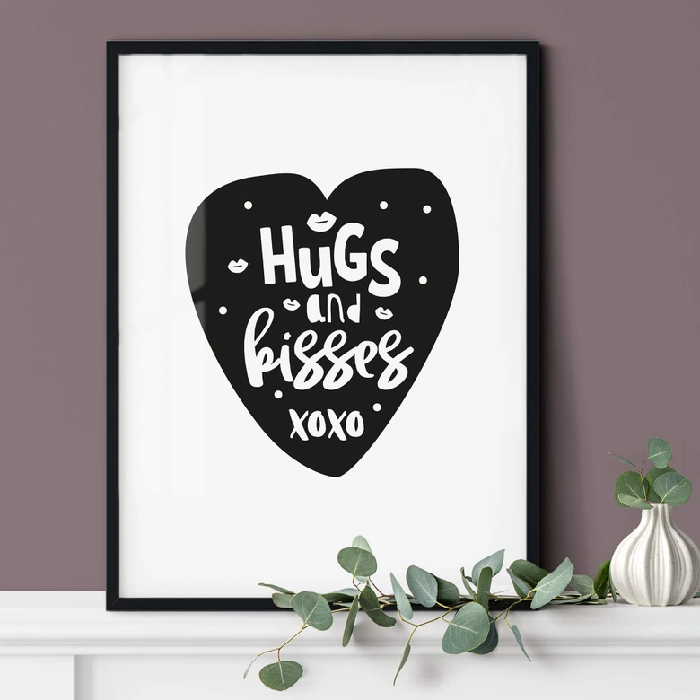 Poster Hugs and kisses 