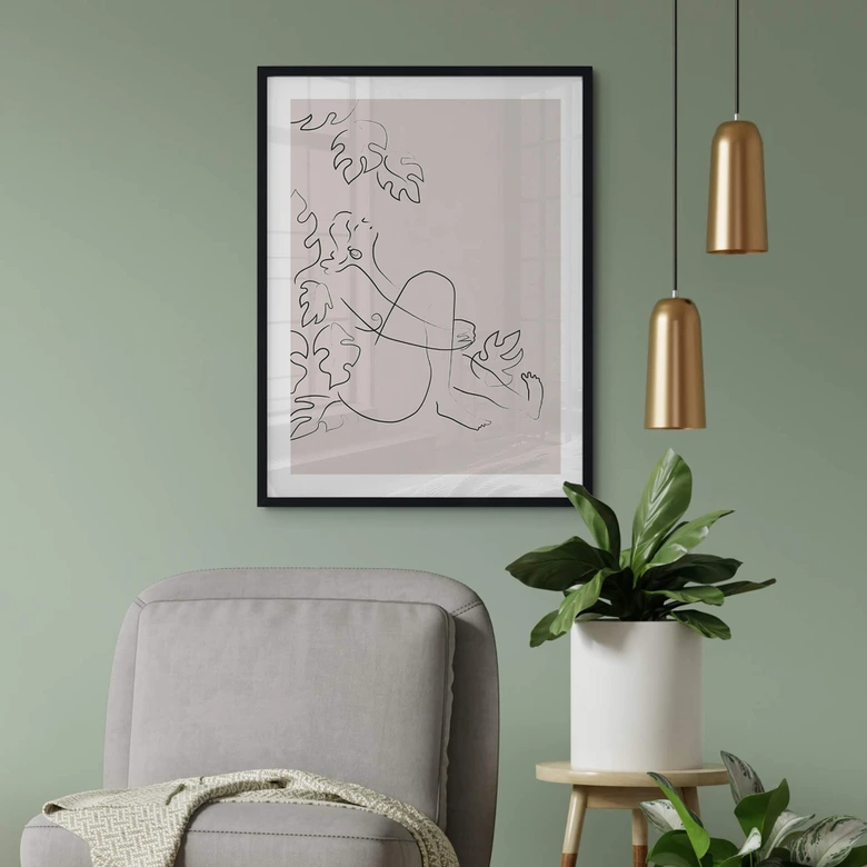 Poster 1X Studio - Nackte Frau in der Natur 