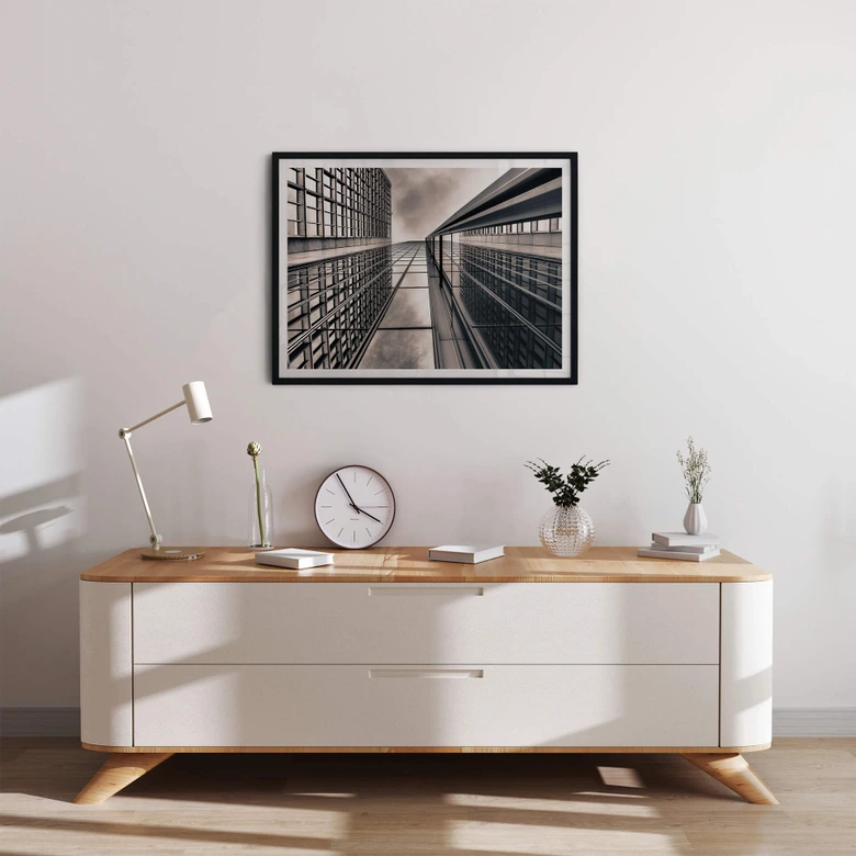 Poster Brown - Wolkenkratzer 