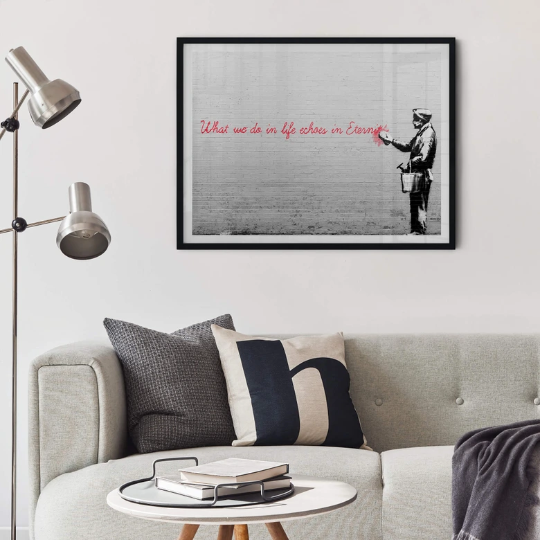 Poster Banksy - Ekon i evigheten 