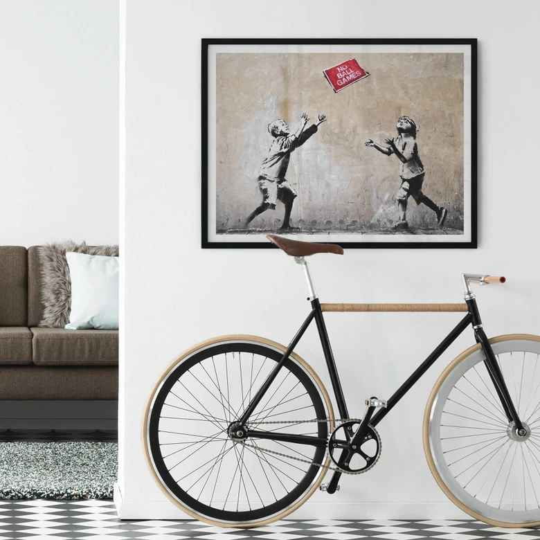 Poster Banksy - No Ball Games 